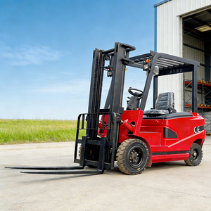 Forklift Listrik Mini Bersertifikat CE Berkualitas Tinggi 1 Ton 2 Ton 3 Ton Angkat 3m-6m Jangkauan Kondisi Baru - Product Image 1