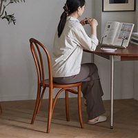 Chaise Thonet vintage en bois courbé, chaise de salle à manger en bois massif, chaise d'appoint en bois empilable rétro pour bistrot, café, restaurant, meubles de maison