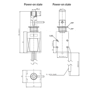 Tự động truyền tải <span class=keywords><strong>solenoid</strong></span> 12V DC cho thử nghiệm máy mini hình trụ <span class=keywords><strong>solenoid</strong></span> 5V thông minh <span class=keywords><strong>solenoid</strong></span> Lock cho Rear View gương - Product Image 6