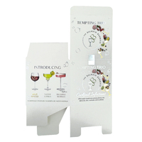 Boîte de papier biodégradable personnalisée argent estampage à chaud impression emballage boucle boîte inférieure carton blanc boîte de papier pliable