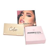 Étui à lentilles de contact beauté Lentilles de contact Taille et conception personnalisées Lentilles de boîte en papier rose