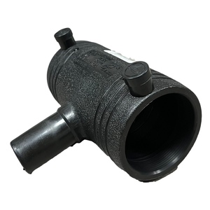 Raccordi per tubi con elettrofusione in HDPE nero raccordi per tubi di ingegneria - Product Image 1