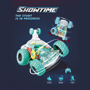 Camión de juguete transparente superventas, duradero, resistente a caídas, con control remoto, coche de acrobacias rodante, regalos promocionales para empresas - Product Image 3