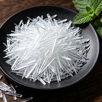 Cristaux de Menthol 99 % de Haute Qualité, Extrait de Plante Naturel, Menthe Premium pour Parfum, Arôme, Alimentaire, Cosmétique, Soin de la Peau, Durée de Conservation de 2 Ans