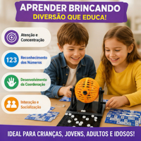 Ensemble de jeu de bingo de luxe avec tourne-disque, mini machine à bingo à manivelle avec roue des prix, table de 90 balles, jouet pour enfants, cadeau