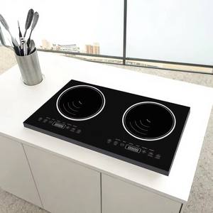 Cuisinière à induction infrarouge double, plaque à induction infrarouge <span class=keywords><strong>mixte</strong></span>, deux foyers combinés, cuisinière hybride avec de bonnes technologies <span class=keywords><strong>et</strong></span> matériaux - Product Image 4