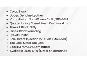 Zapatos de seguridad de cuero genuino para hombre, duraderos, cómodos, con cordones, para el trabajo, con suela resistente, estilo industrial. - Product Image 4