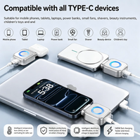 Séparateur intelligent de charge rapide Type-C 140W pour batteries de mobiles/téléphones/tablettes/ordinateurs portables/rasoirs avec coupure automatique en cas de surcharge
