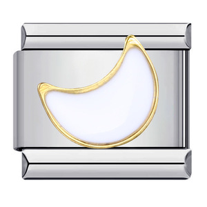 Accesorios DIY, Dijes Modulares Elásticos Hechos a Mano con Forma de Estrella y Luna, Dijes Italianos de Acero Inoxidable PVD, Pulseras de Joyería de Moda al por Mayor 2024 - Product Image 5