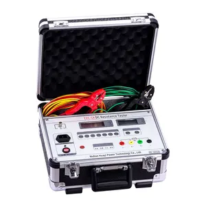 Testador de enrolamento dc de transformador, medidor de resistência de bobina digital 1a dc, equipamento de medição de resistência huayi elétrica