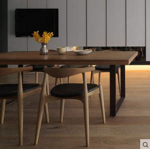 Dimensioni personalizzabili sala da pranzo mobili rettangolare cucina legno massello <span class=keywords><strong>tavolo</strong></span> da pranzo sedia Set <span class=keywords><strong>6</strong></span> <span class=keywords><strong>posti</strong></span> - Product Image 6