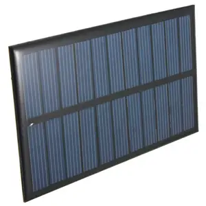 Panel solar pequeño para niños, 1W, 2W, 3W, 4W, 5W, 6v, 6v, 12v, precio bajo