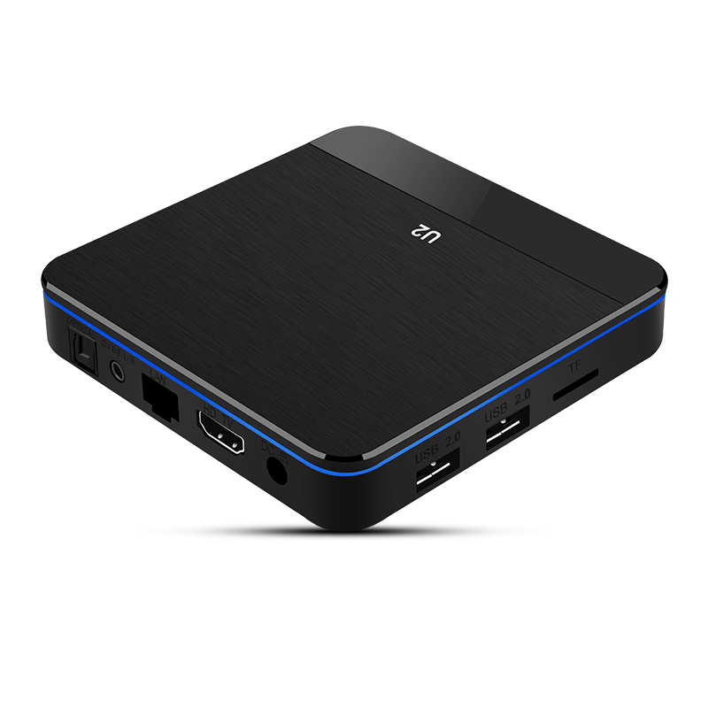 Stock listo rk3228 chip Android caja de tv inteligente 2 GB RAM 16 GB ROM set top box Android 8,1 youtube