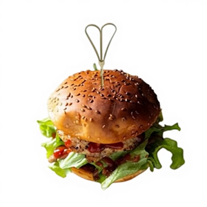 Piques à cocktail en bambou jetables, écologiques, brochettes à fruits en bambou, bâtonnets en bambou biodégradables, hamburger, sandwich - Product Image 4