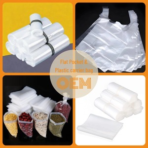 Bolsa de Compras Biodegradable, Personalizada, para Ropa, Ropa Interior, Sombreros, Bolsa Plana Transparente de Plástico con Sellado de Cuatro Lados - Product Image 2