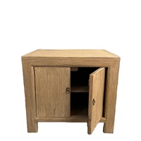 Table console en bois d'orme ancien, simple, naturel, récupéré, d'origine chinoise