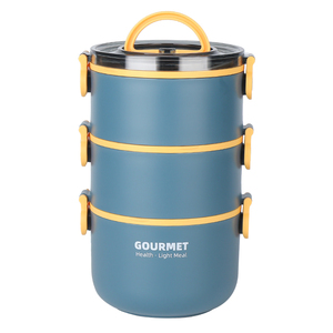 Stackable airtight keep food hot Food Storage Container 304 stainless steel stackable bento lunch box steel lunch box