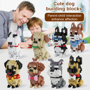 Modello di costruzione educativo per cani in plastica creativa personalizzato - Product Image 2