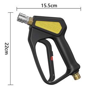 Pistolet à eau haute pression 350 bar 5075 psi, jet réglable, lavage de voiture, corps en plastique, buse en acier inoxydable - Product Image 4
