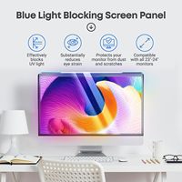 19.5 21.5 22 23 24 27 28 32 inci Pelindung Layar Akrilik Universal Anti Cahaya Biru untuk Monitor PC, Filter Pelindung Mata Anti-UV