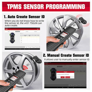 2022 tsgun lanzamiento potentes herramientas TPMS lanzamiento x431 TSGUN TPMS Detector de presión de neumáticos herramienta activadora de <span class=keywords><strong>Sensor</strong></span> terminador de mano - Product Image 6