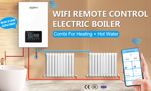 เครื่องทำน้ำร้อนไฟฟ้าแบบตั้งพื้น 12KW 24KW จัดส่งตรงจากโรงงาน ประเภทหม้อต้มน้ำร้อนไฟฟ้า - Product Image 4