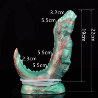 FAAK Factory Direct Sales New Launch Dinosaur Shaped Dildo Anal Plug Soft Fun Juguetes para adultos para hombres y mujeres
