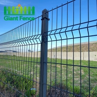 Panneaux de clôture en treillis métallique courbé en acier galvanisé revêtu de PVC 3D, haute protection, anti-pourriture, écologiques, pour portails extérieurs de maison et de ferme
