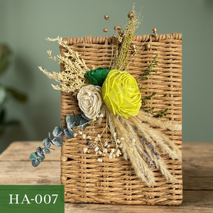 Cesta de Regalo de Jacinto de Agua, Cesta de Flores en Forma de Sobre, Cesta de Almacenamiento Decorativa Ecológica para Fiestas - Product Image 3