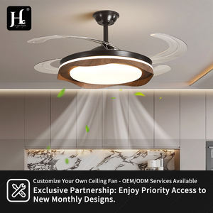 Ventilador de Techo Retráctil con Motor de Corriente Continua, Luz LED Brillante, Aspas Invisibles, Control Remoto, 6 Velocidades, Silencioso de 30-34dB, Regulable - Product Image 6