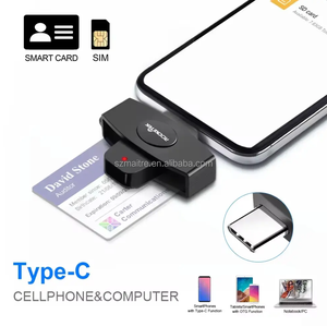<strong>ROCKETEK</strong> Portable Mini USB-C <strong>Card</strong> <strong>Reader</strong> CR336 ISO7816 for ID IC <strong>Card</strong> USB-A/C Compatible with Laptop Phone Mac - Product Image 3