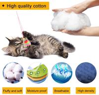Lit pour chat confortable, design rectangulaire, en peluche solide, en forme de tente, en carton, respirant, chauffant, écologique, amovible