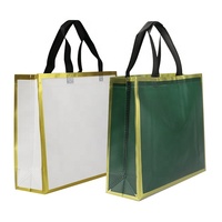 Sac de courses réutilisable personnalisé imprimé, emballage cadeau, sac de courses non tissé avec logo