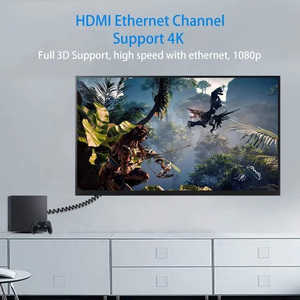 Câble audio vidéo <span class=keywords><strong>Mini</strong></span> <span class=keywords><strong>HDMI</strong></span> vers <span class=keywords><strong>HDMI</strong></span> <span class=keywords><strong>4K</strong></span> 60Hz, gaine en PVC flexible, torsadé mâle-mâle pour lecteur DVD de cinéma maison - Product Image 2