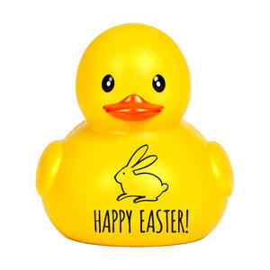 Promosi jumlah besar 2 inci kreatif karet Paskah bebek berbunyi bak mandi bak mandi berenang mengambang mainan vinil bak mandi mainan air grosir - Product Image 6