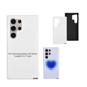 <span class=keywords><strong>Coque</strong></span> de téléphone vierge 2-en-1 à sublimation 3D pour Samsung S26 S25 S24 S23 S22 <span class=keywords><strong>S21</strong></span> Plus Ultra, protection intégrale à 360° - Product Image 1