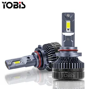 Yobis H7 9005 9006 H12 H4 led far aksesuarları araba araba kafa lambası ampulleri