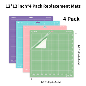 LYA Brand Cutting Mat for <span class=keywords><strong>Cricut</strong></span>, 6 Pack Cutting Mat 12x12 for <span class=keywords><strong>Cricut</strong></span> Variety Adhesive Sticky Cutting Mats Accessories for Cric - Product Image 2
