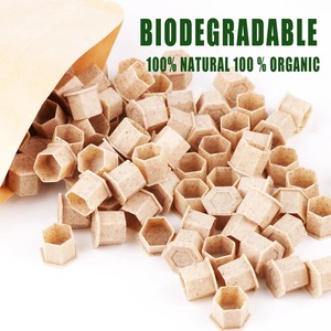 200pcs Biodegradable Tattoo Ink Cups Disposable Natural Organic Pigment <b>Holders</b> for <b>Makeup</b> Tattoo Ink - Product Image 2