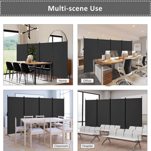 Cloison pliable mobile à écran coulissant <span class=keywords><strong>pour</strong></span> déflecteur de climatisation de bureau <span class=keywords><strong>pour</strong></span> le <span class=keywords><strong>couloir</strong></span> du salon et de la <span class=keywords><strong>chambre</strong></span> à coucher - Product Image 4