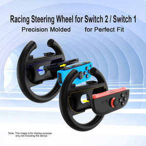 Set di Volanti Universali <span class=keywords><strong>2</strong></span> in <span class=keywords><strong>1</strong></span> dal Design Esclusivo per <span class=keywords><strong>Nintendo</strong></span> <span class=keywords><strong>Switch</strong></span> <span class=keywords><strong>2</strong></span>/<span class=keywords><strong>Switch</strong></span> <span class=keywords><strong>1</strong></span>, Accessori per Videogiochi - Product Image 1