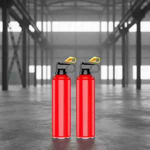 AmzBoom Lot de 2 extincteurs à poudre sèche en acier à haute teneur en carbone et aluminium pour compartiment moteur automobile, Classe B, 15-30s - Product Image 5