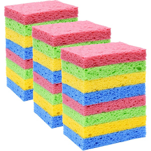 Éponge spirale en cellulose pour la vaisselle, haute absorption, compressée, pour la cuisine - Product Image 1