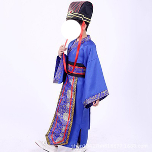Niño <span class=keywords><strong>Hanfu</strong></span> gran oferta hermoso rojo antiguo <span class=keywords><strong>Hanfu</strong></span> vestido tradicional diseño de moda listo para usar danza de la dinastía Tang China barata <span class=keywords><strong>Hanfu</strong></span> - Product Image 2