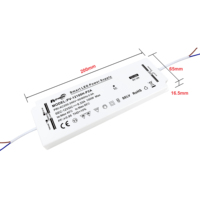 Alimentation LED sans scintillement IP20 à tension constante 36W/60W/100W/150W pour bande LED d'armoire 100-240V/200-240V AC-DC 12V 24V