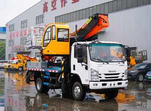 รถบรรทุกติดตั้งแท่นยกคนแบบ 1SUZU 600 33 เมตร โครงสร้างบูมแข็งแรง สำหรับงานบำรุงรักษาที่สูงและโครงการวิศวกรรม - Product Image 2