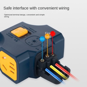 ซ็อกเก็ตปลั๊กทองแดงแบบดึงขึ้นกำลังสูงพร้อมสวิตช์ล็อคป้องกันการถอดและป้องกันการตกตามสั่ง - Product Image 6