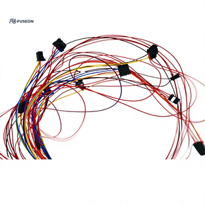 Faisceau de câblage long pour console centrale de carrosserie automobile, multi-branches, gaine tressée colorée, faisceau de câblage personnalisé OEM 12V 24V - Product Image 3