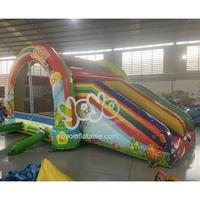 Parc d'attractions gonflable, aire de jeux de dessins animés, château gonflable, toboggan gonflable, château de saut, équipement de location pour fête d'enfants