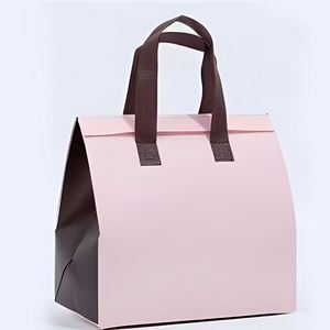 Sac isotherme pliable en toile cirée imperméable avec logo personnalisé pour le travail et le pique-nique, idéal pour le stockage des aliments - Product Image 1